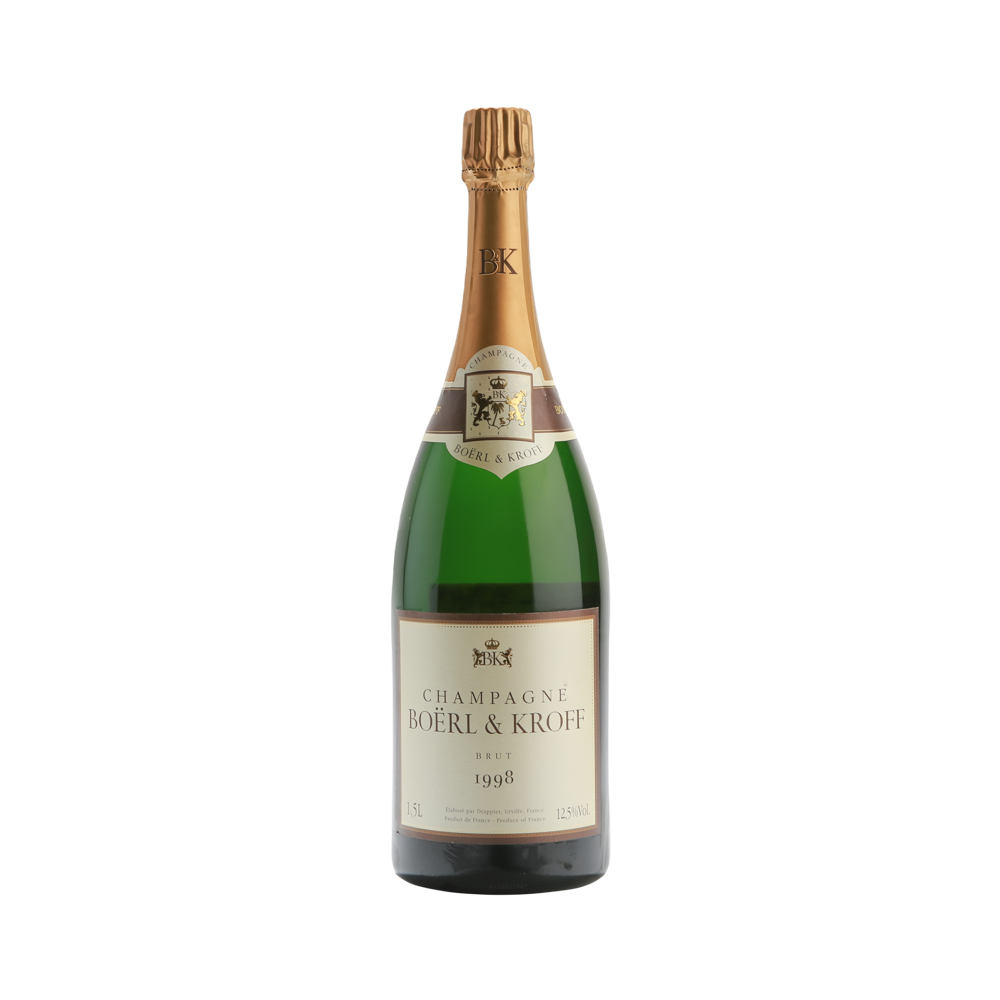 CHAMPAGNE BRUT 王冠デザイン Brut Millesime - Boerl & Kroff - 1998 - Magnum | Champagne AOC